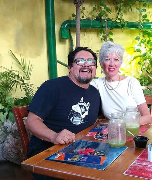 At La Organica with Chef Marco of Puerto Morelos